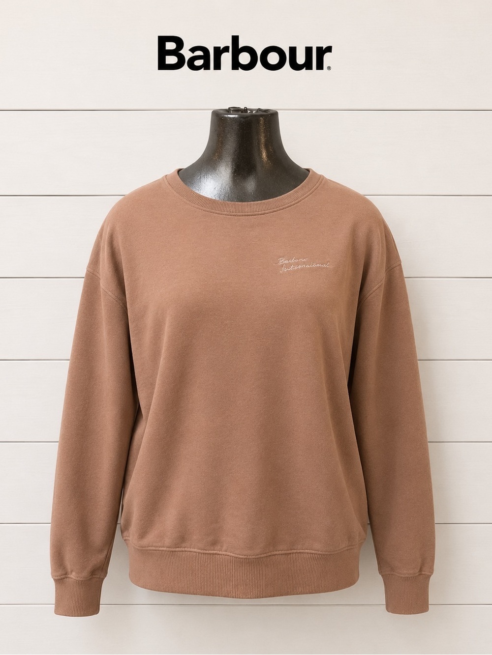 BARBOUR International Brown Sweatshirt Size 6